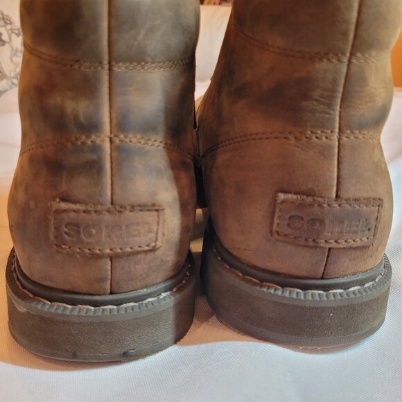 Sorel Men's Madison II Chukka Boots Tobacco Brown Leather 9.5 - Picture 4 of 10